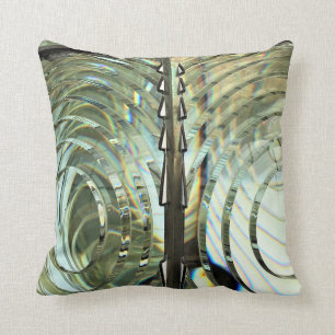 Frensel Lens, Cape Blanco Lighthouse, Oregon Coast Throw Pillow