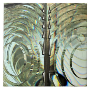 Frensel Lens, Cape Blanco Lighthouse, Oregon Coast Tile