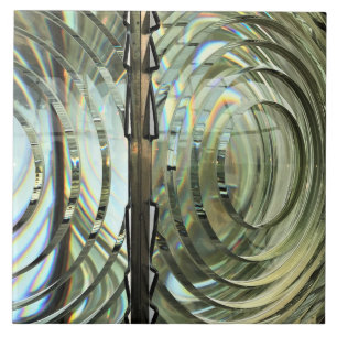 Frensel Lens, Cape Blanco Lighthouse, Oregon Coast Tile