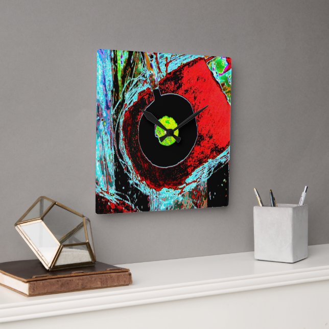 Frequency Serpent – Abstract Energy Wall Clock (Office)