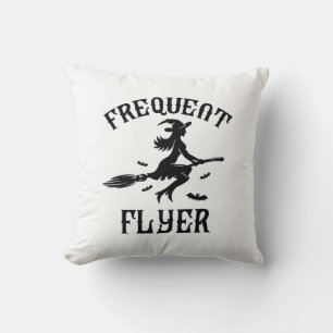 Frequent Flyer Throw Pillow