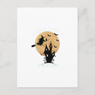 Frequent Flyer Witch Halloween T-Shirt Perfect Postcard
