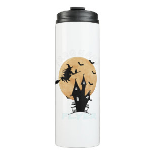 Frequent Flyer Witch Halloween T-Shirt Perfect Thermal Tumbler