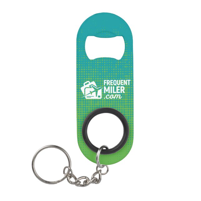 Frequent Miler Bottle Opener Key Chain Keychain Bottle Opener (Front)