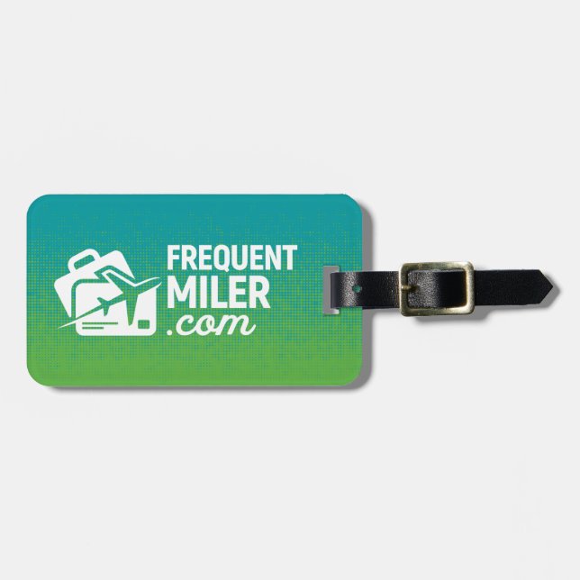Frequent Miler Luggage Tag (Front Horizontal)