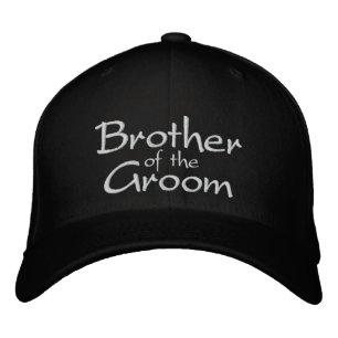 Frère du Casquette Mariage brodé de la chambre