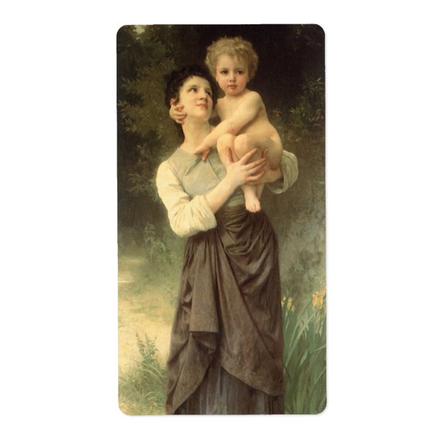 Frère et soeur par William Adolphe Bouguereau (Devant)