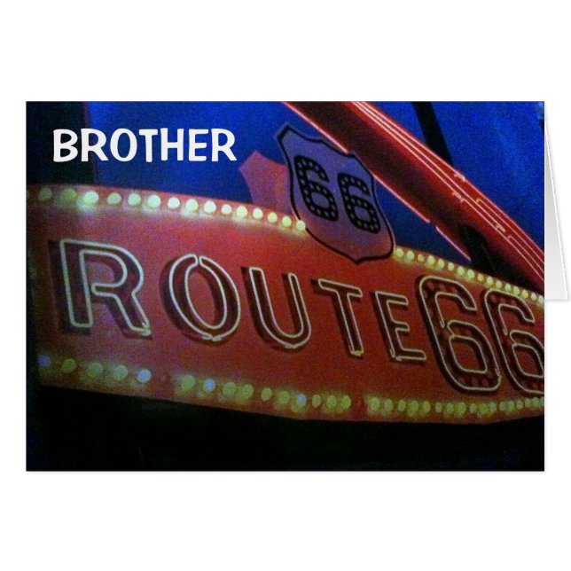 FRÈRE VOUS ÊTES UN CLASSIQUE-40ème COMME RT. 66 ! (Devant horizontal)