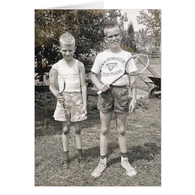 Frères de badminton des années 60 (Devant)
