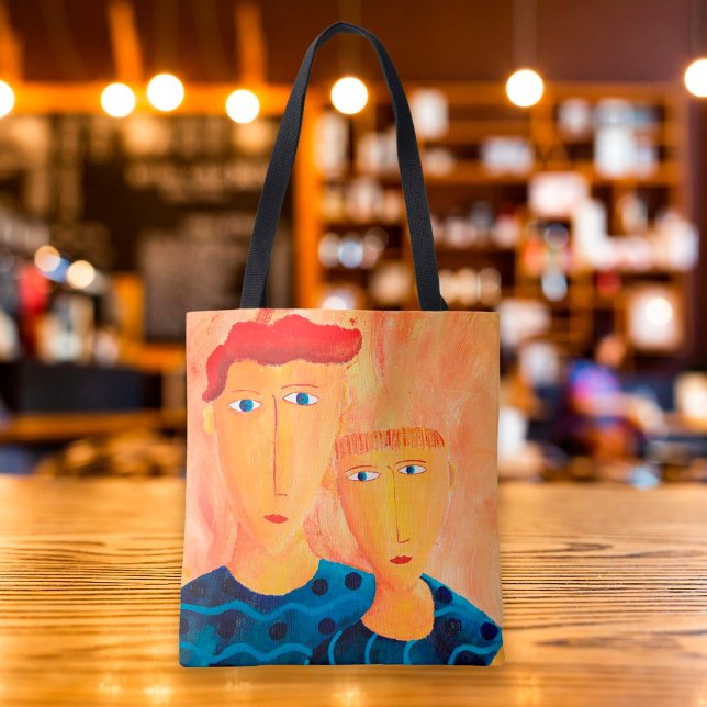 Frères Peinture contemporaine Sac fourre-tout d'ar (Créateur téléchargé)