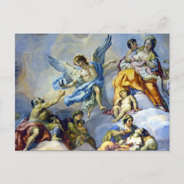 fresco angel wings postcard (Front)