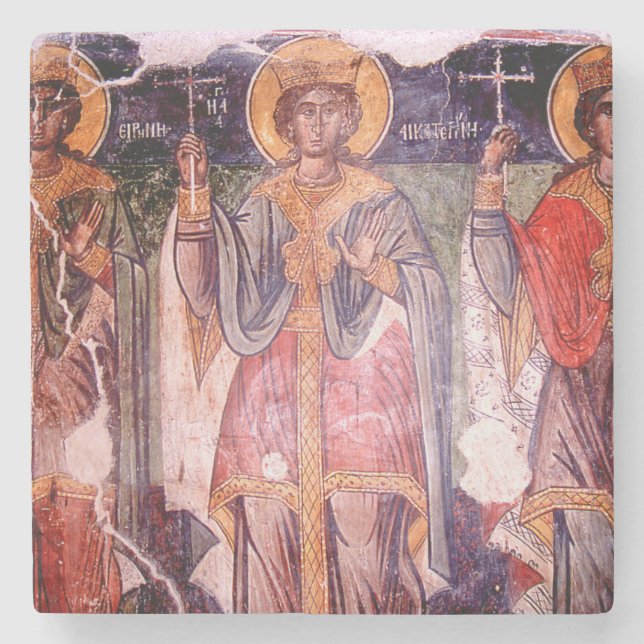 Fresco collection marble coaster (Front)