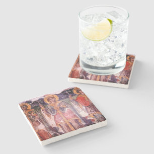 Fresco collection marble coaster