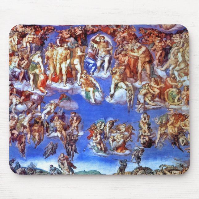 Fresco Of The Last Judgement Mousepad (Front)