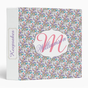 FRESH AND AIRY WATERCOLOR PATTERN BINDER