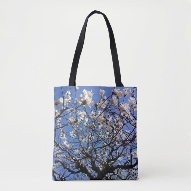 Fresh and bright Tote Bag - blue skies (Front)