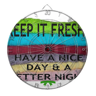 Fresh and Clean: Burst of Colour for a Fresh Start Dartboard