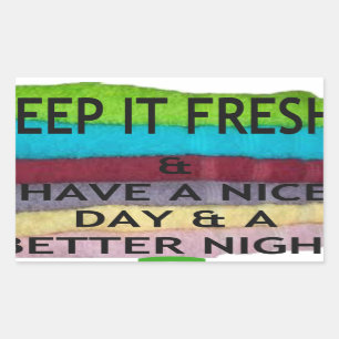 Fresh and Clean: Burst of Colour for a Fresh Start Sticker