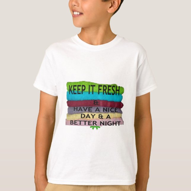 Fresh and Clean: Burst of Colour for a Fresh Start T-Shirt (Front)