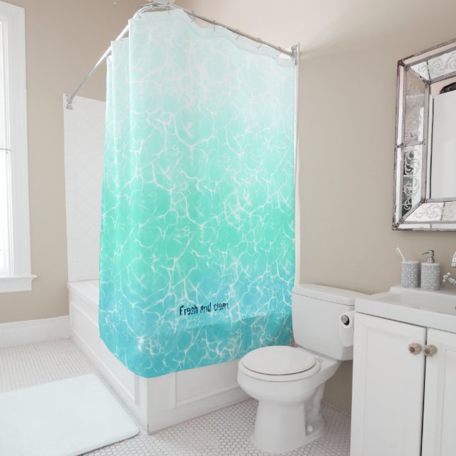 Fresh and clean, light aqua green water (In Situ)