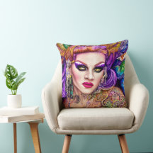 Fresh and Colourful Drag Queen Artwork Design