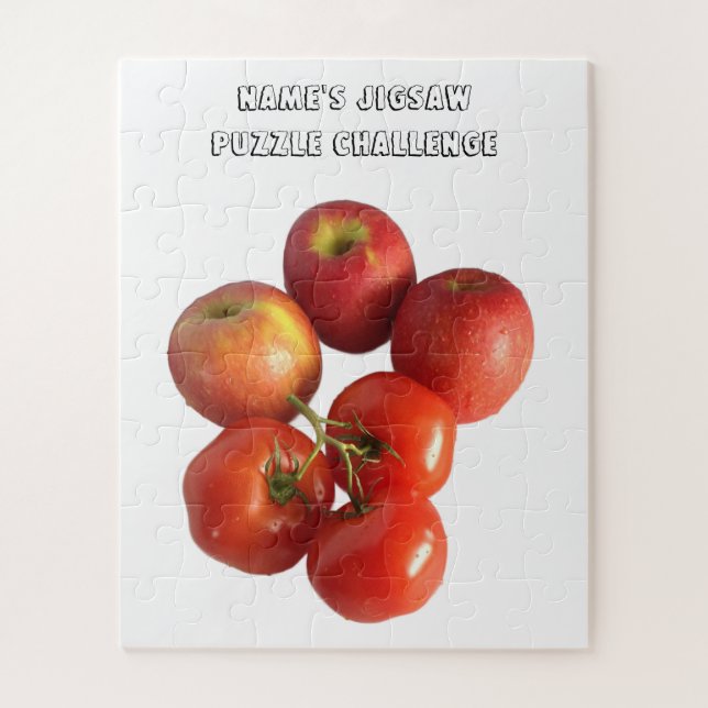 Fresh Apples & Tomatoes Puzzle (Vertical)
