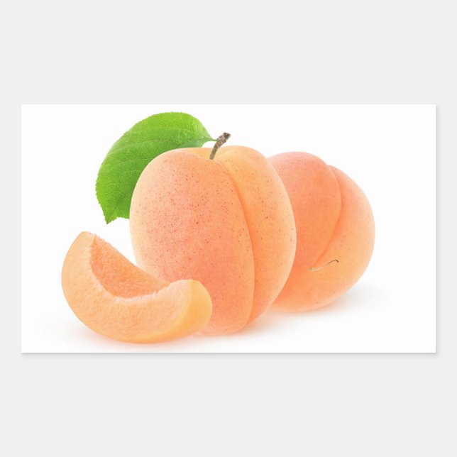 Fresh apricots sticker (Front)