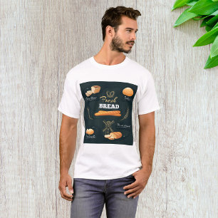Fresh Artisan Bread Bakery Loaf Rolls Baguette  T-Shirt