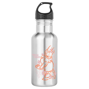 Fresh as a Daisy Minimalist Floral Graphic 532 Ml Water Bottle