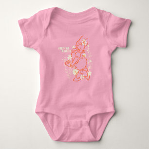Fresh as a Daisy Minimalist Floral Graphic Baby Bodysuit
