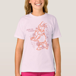 Fresh as a Daisy Minimalist Floral Graphic T-Shirt