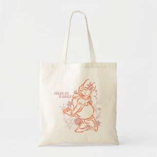 Fresh as a Daisy Minimalist Floral Graphic Tote Bag