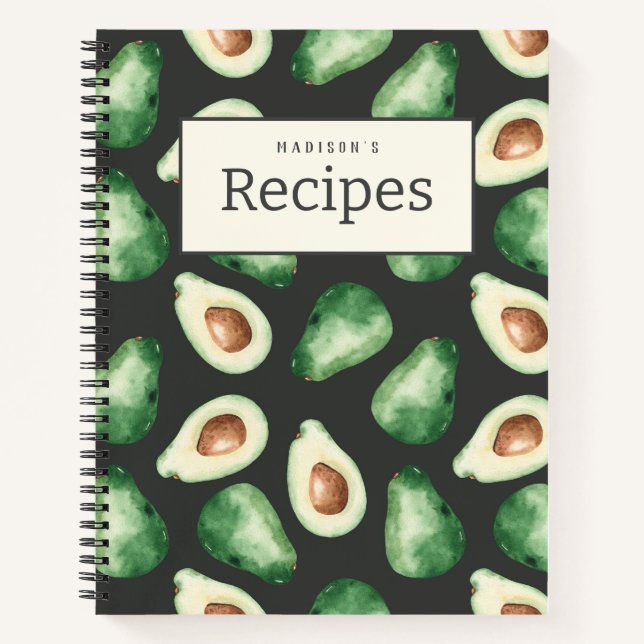 Fresh Avocado Recipe Journal (Front)