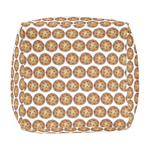 Fresh Baked Chocolate Chip Cookie Print Foodie Pouf