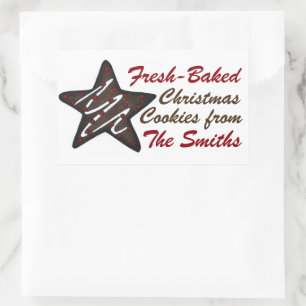 Fresh Baked Homemade Christmas Cookies Made By Sticker