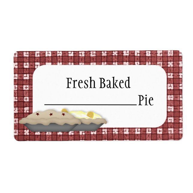 Fresh Baked Pie Product Label (Front)