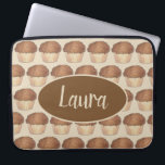 Fresh Baked Streusel Crumb Muffin Bake Sale Foodie Laptop Sleeve<br><div class="desc">Design features an original marker illustration of a delicious fresh baked crumb muffin with crumbly streusel topping. Ideal for your favourite foodie, baker, or pastry chef! This foodie illustration is also available on other products. Don't see what you're looking for? Need help with customization? Contact Rebecca to have something designed...</div>