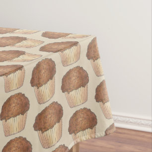 Fresh Baked Streusel Crumb Muffin Bake Sale Foodie Tablecloth