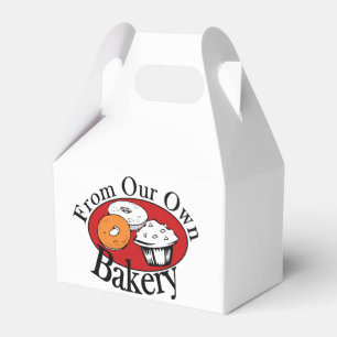 Fresh Baked!  Take out box,  Restaurant Supplies Favor Box