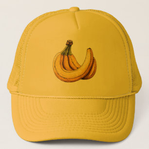 Fresh Banana Illustration Trucker Hat