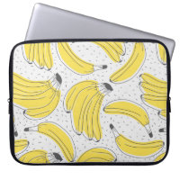 Fresh bananas hand drawn background. Doodle wallpa