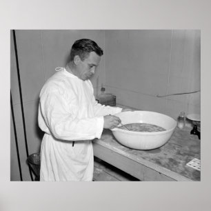 Fresh Batch of Pneumonia Vaccine: 1937 Poster