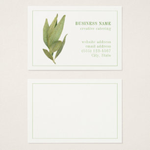 FRESH BAY FEUILLES 3.5x2.5 Carte de visite
