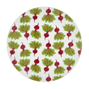 Fresh Beet Collection White Cutting Board