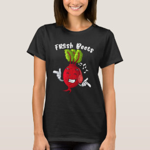 Fresh Beets Vegan Vegetarian Farmers Food Market T-Shirt