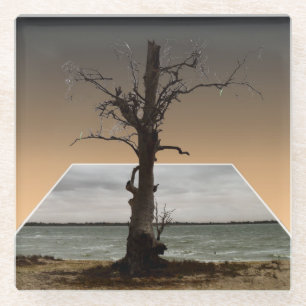 Fresh Beginnings: Tree Of Hope Popout Art, Glass Coaster