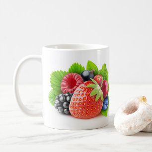 Fresh berries coffee mug