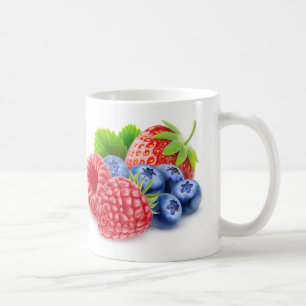 Fresh berries coffee mug