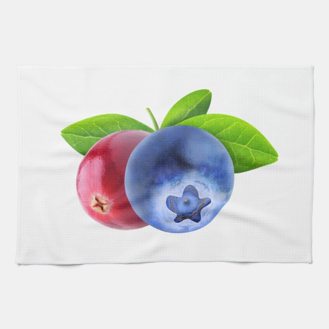 Fresh berries kitchen towel (Horizontal)