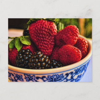 Fresh Berries Postcard